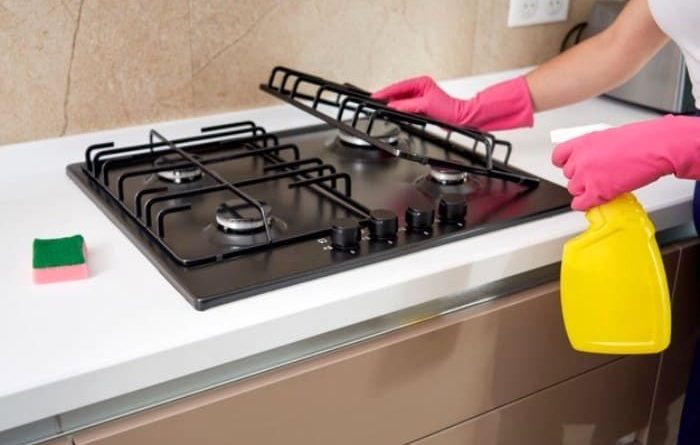 تمیز کردن اجاق گاز
