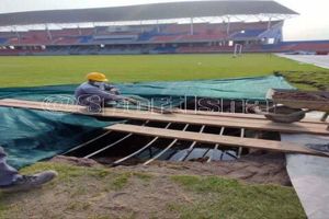 تصویر فروکش کردن قنات در چمن مربوط‌به سال قبل است/ چمن در حال حاضر هیچ مشکلی ندارد