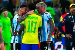 درگیری لفظی مسی و رودریگو در سوپرکلاسیکو/ ویدئو