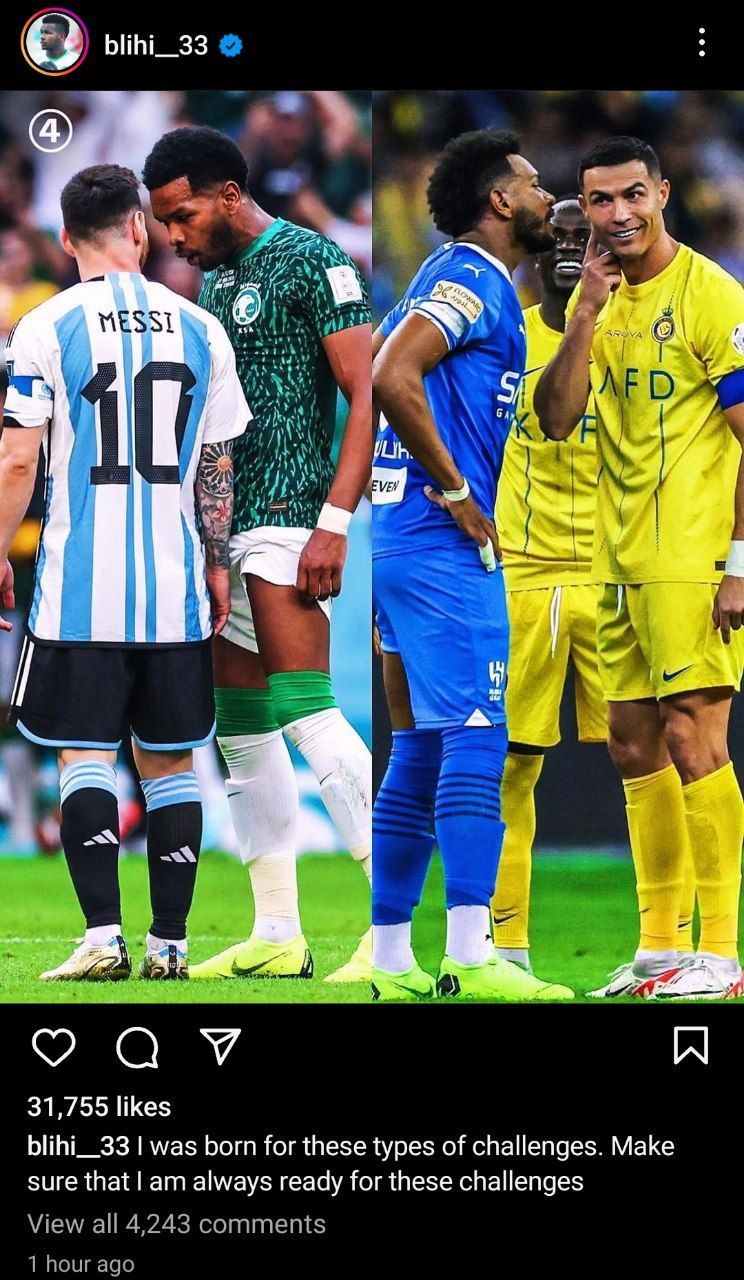 علی البلیهی؛ مدافعی جنجالی و نترس یا یک دلقک!/ مسی جا خورد، کریس ایگنور کرد 6 1961734