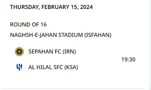 سپاهان در ورزشگاه نقش جهان میزبان الهلال عربستان خواهد می بود/ اینبار برای بازی مشکلی پیش نخواهد آمد؟ 4 4811799