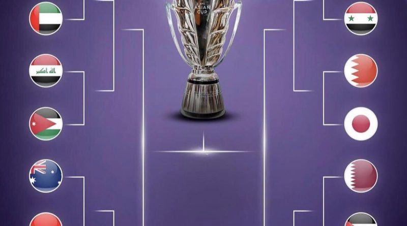 برنامه کامل بازی‌های جام ملت‌های اسیا در مرحله یک هشتم نهایی