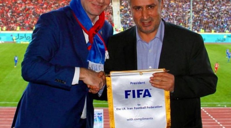 عکس| پیام اینفانتینو درباره سفر به ایران