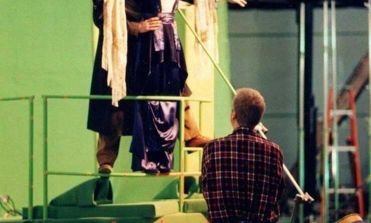 پشت صحنه یکی از معروف ترین بخش های فیلم تایتانیک (عکس)