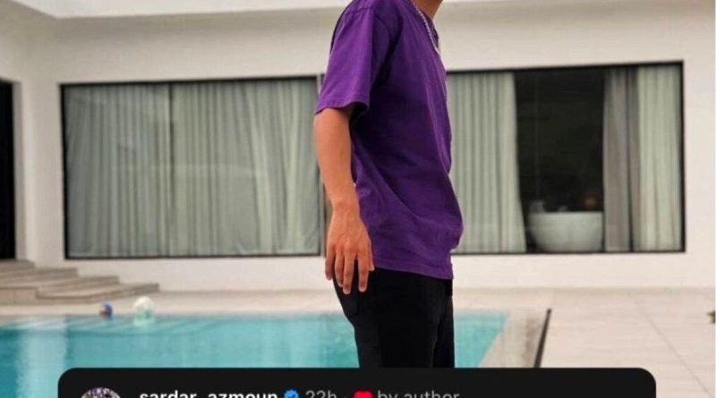 (عکس) کامنت عجیب سردار آزمون پای پست مهدی قایدی