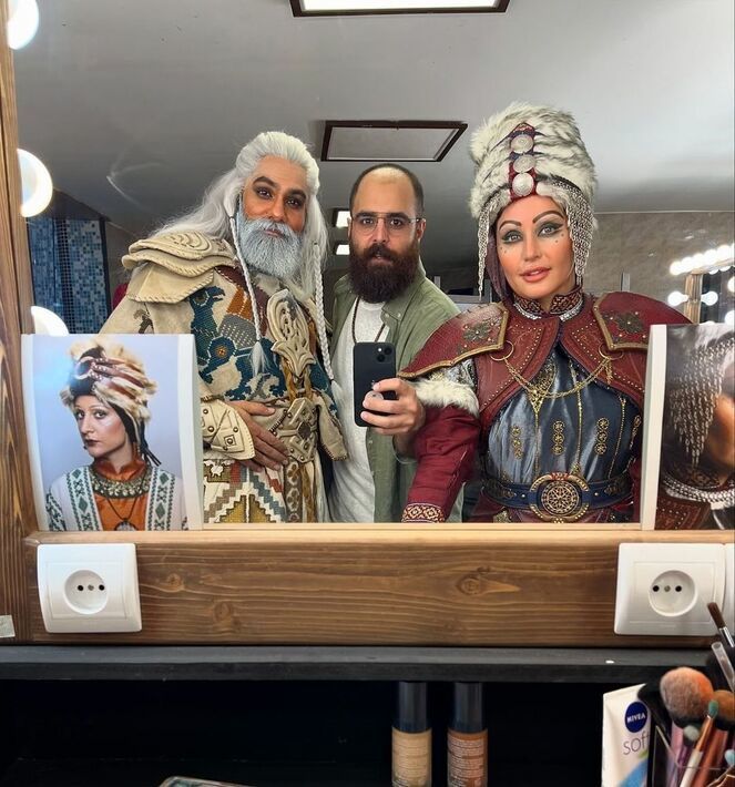 گریم و استایل دلنشین الناز شاکردوست در نقش تهمینه همسر رستم_طلوع شرق 7 15