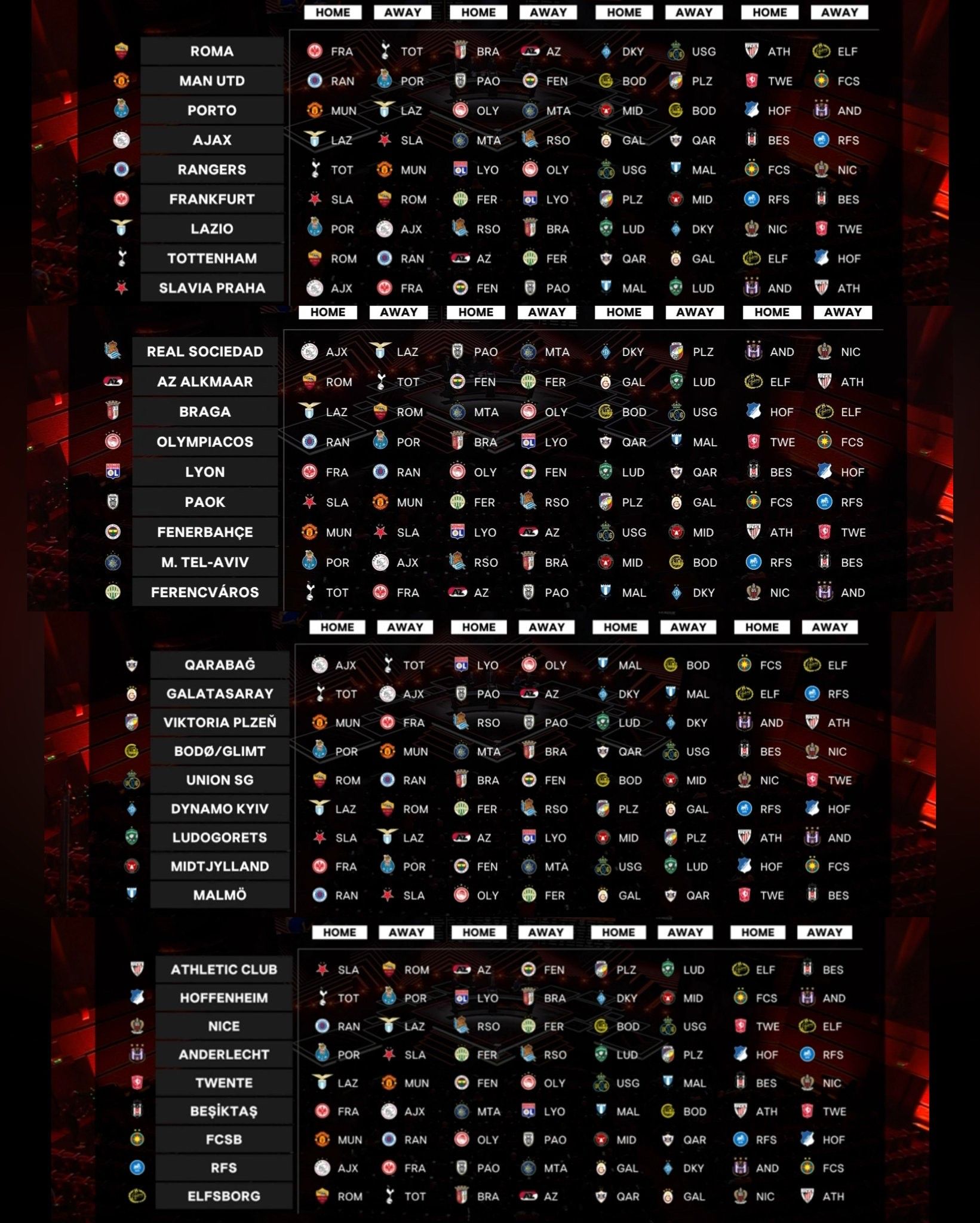 قرعه کشی لیگ اروپا 24/25 ؛ مورینیو به تن هاخ رسید_طلوع شرق 4 عکس| قرعهکشی لیگ اروپا 24/25 / مورینیو به تن هاخ رسید