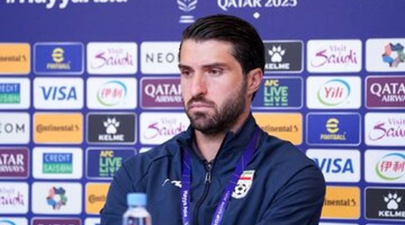 حمله کریم انصاری فرد به گزارشگر بازی تیم ملی