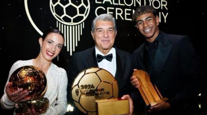 یامال خرافاتی! ستاره نوجوان بارسلونا از لمس توپ طلای بونماتی ترسید