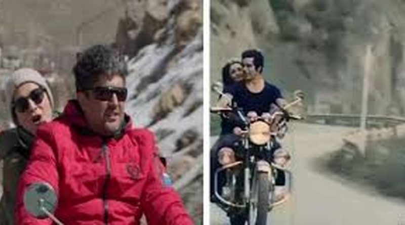 تقلید از صحنه پایانی فیلم «همسفر» با بازیگری گوگوش و بهروز وثوقی در فیلم «مفت بر»/ ویدئو